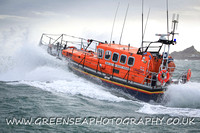 Pwllheli Lifeboat in Force 8