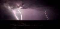 Lightning over Cardigan bay